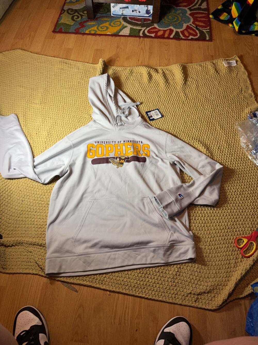 Champion University of Minnesota Gophers Hoodie Sweatshirt Size Large